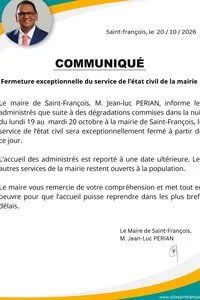 Fermeture exceptionnelle du service de l'état civil de la mairie